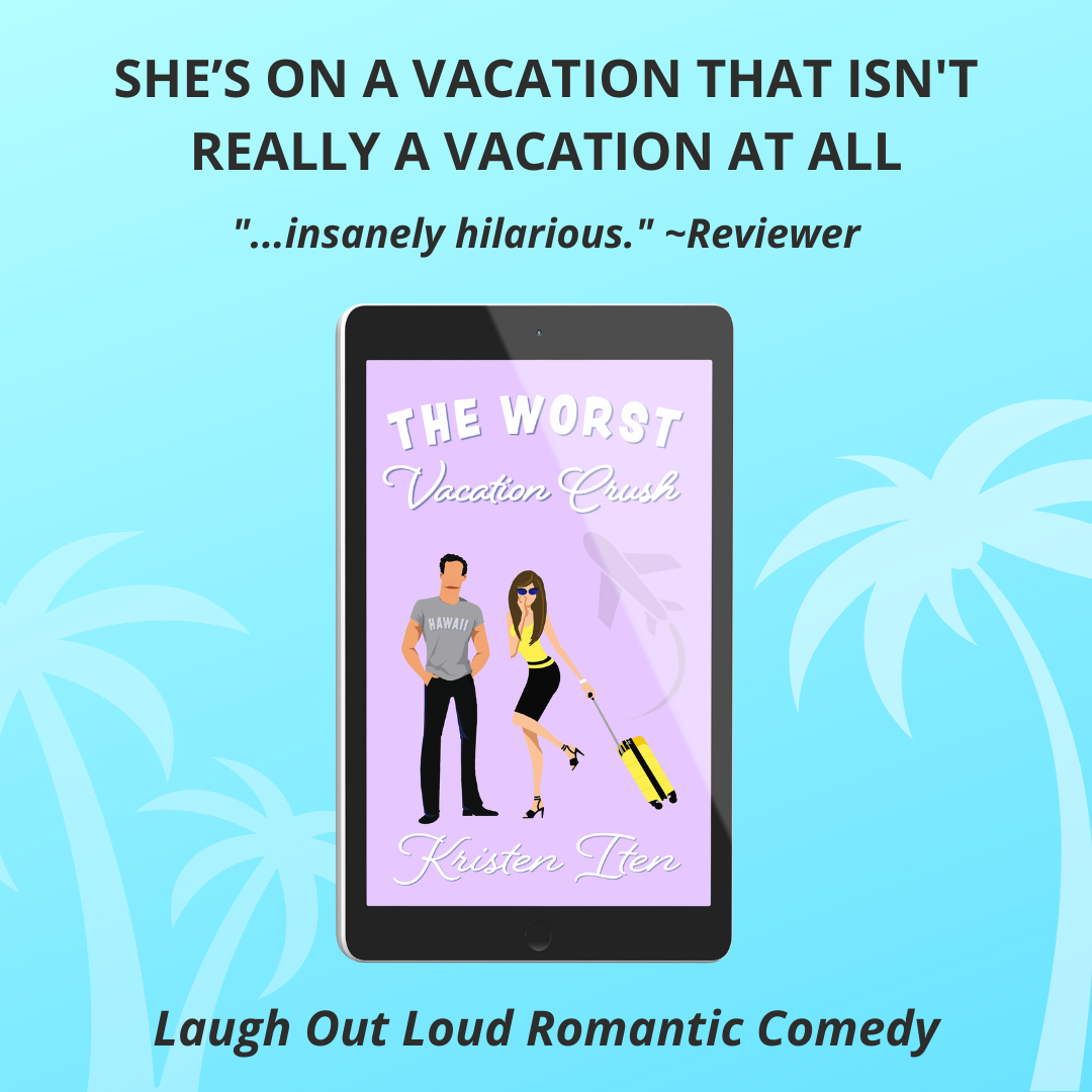 ebook cover for the worst vacation crush with reviewer quoted as saying, "...insanely hilarious."