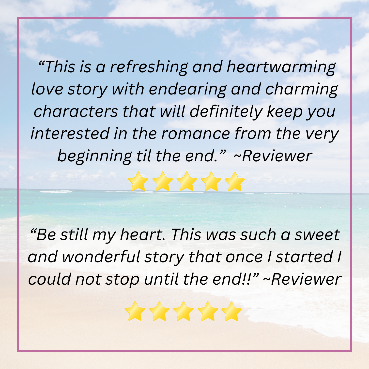 5 star reviews of Kristen Iten books.